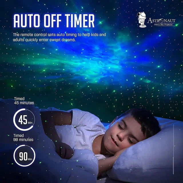 Astronaut Galaxy Projector - 360 Magnetic Head Rotation, Remote Control - Jitechnical Shop
