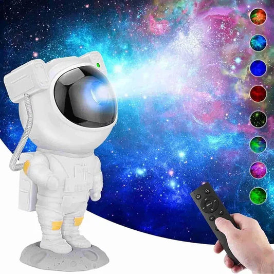 Astronaut Galaxy Projector - 360 Magnetic Head Rotation, Remote Control - Jitechnical Shop